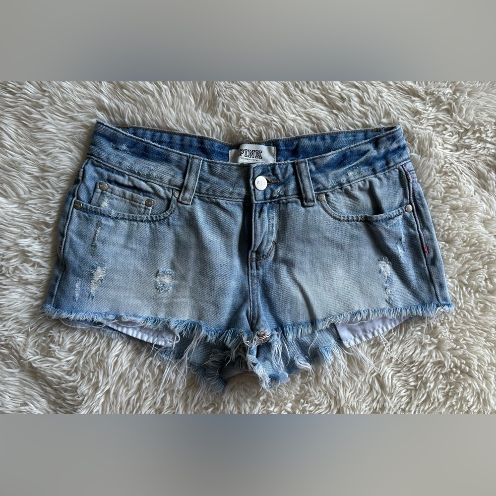 PINK Victoria’s Secret jean shorts size 4